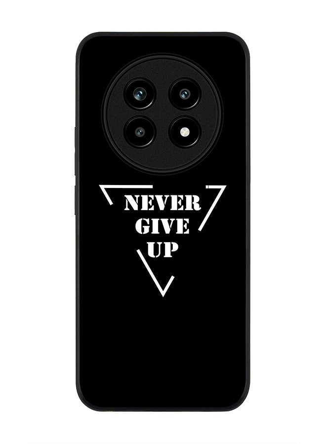 Stylizedd For Realme 13 Pro / 13 Pro+ Case,Slim fit Camera Protection, Shockproof Thin Phone cover  - Never give up - Image 1